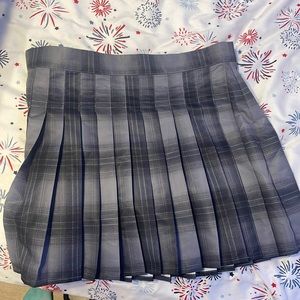 plaid skirt